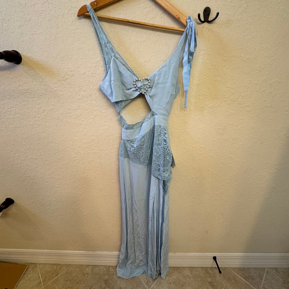 For Love & Lemons Antoinette Maxi Dress NWT - Picture 4 of 9